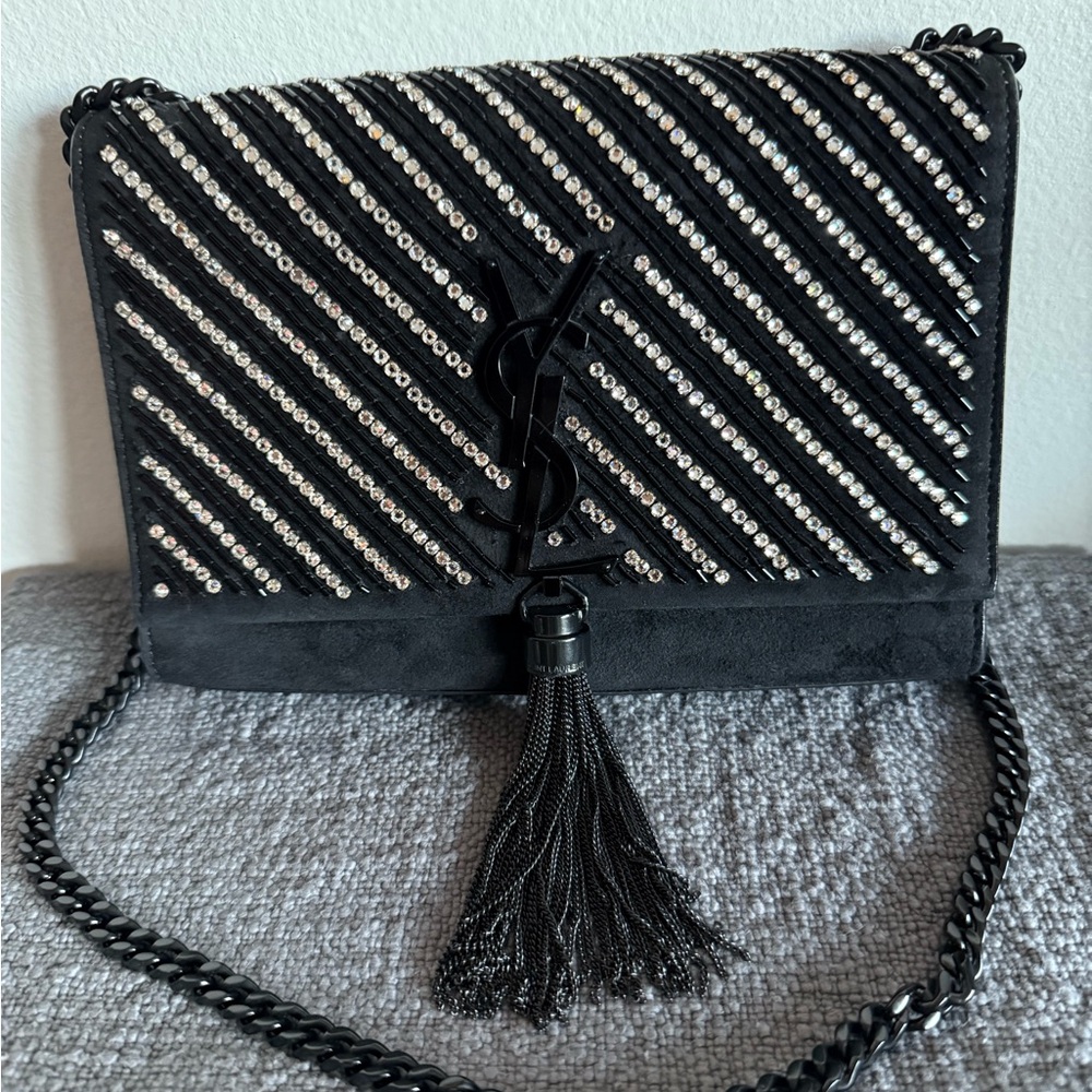 YSL KATE CRYSTAL Handbag, STUNNING